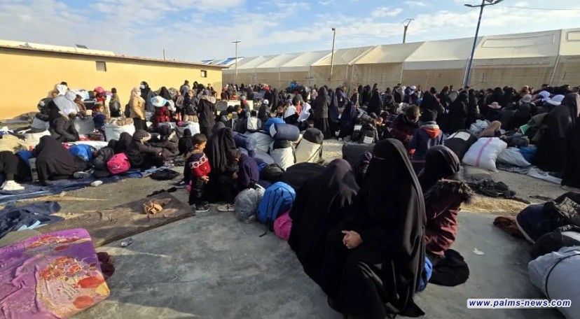 858 عراقياً يغادرون مخيم الهول السوري